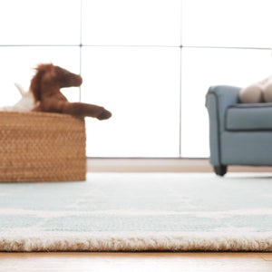 Safavieh Safavieh Kids 927 Hand Tufted Kids Rug Turquoise / Ivory SFK927K-8