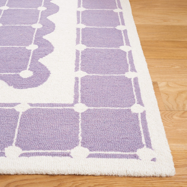 Safavieh Safavieh Kids 927 Hand Tufted Kids Rug Purple / Ivory SFK927V-8