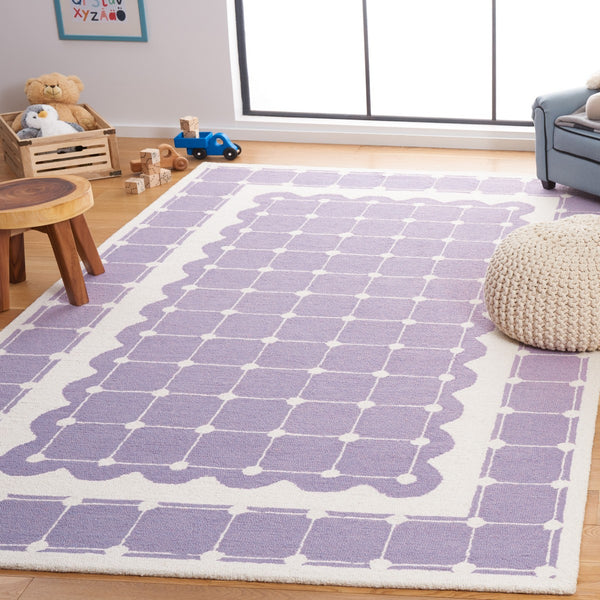 Safavieh Safavieh Kids 927 Hand Tufted Kids Rug Purple / Ivory SFK927V-8