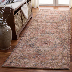 Safavieh Saffron Hand-Woven Natural Pink Area Rug — Jute Blend, Low Pile Durability & Subtle Traditional Charm 6'-0" x 9'-0" SFN401U-6