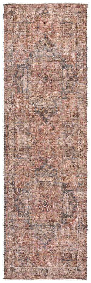 Safavieh Saffron Hand-Woven Natural Pink Area Rug — Jute Blend, Low Pile Durability & Subtle Traditional Charm 6'-0" x 9'-0" SFN401U-6
