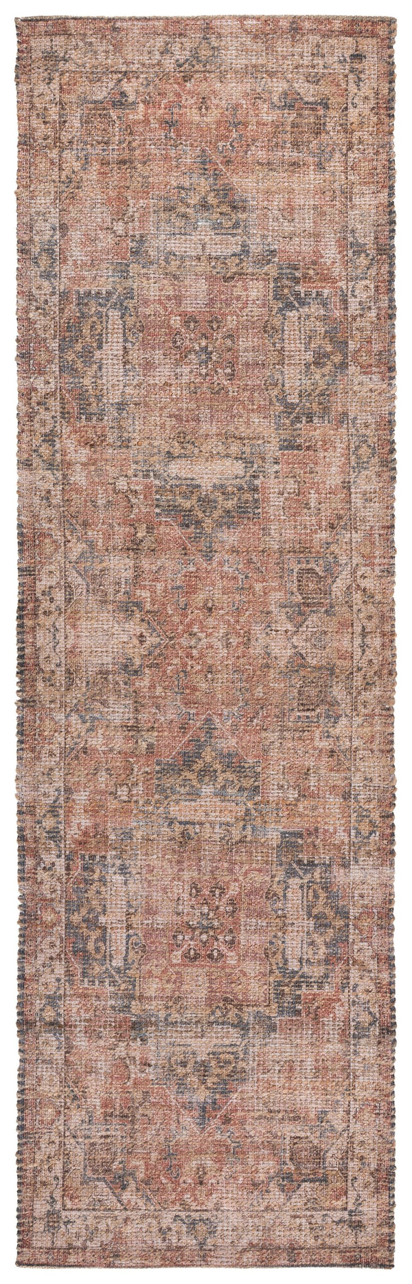 Safavieh Saffron Hand-Woven Natural Pink Area Rug — Jute Blend, Low Pile Durability & Subtle Traditional Charm 6'-0" x 9'-0" SFN401U-6