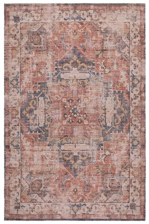 Safavieh Saffron Hand-Woven Natural Pink Area Rug — Jute Blend, Low Pile Durability & Subtle Traditional Charm 6'-0" x 9'-0" SFN401U-6