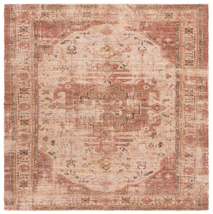 Safavieh Saffron Handcrafted Jute Chenille Area Rug In Ivory And Pink — Low-Profile, Durable, Artisanal Warmth 5'-0" x 8'-0" SFN406A-5
