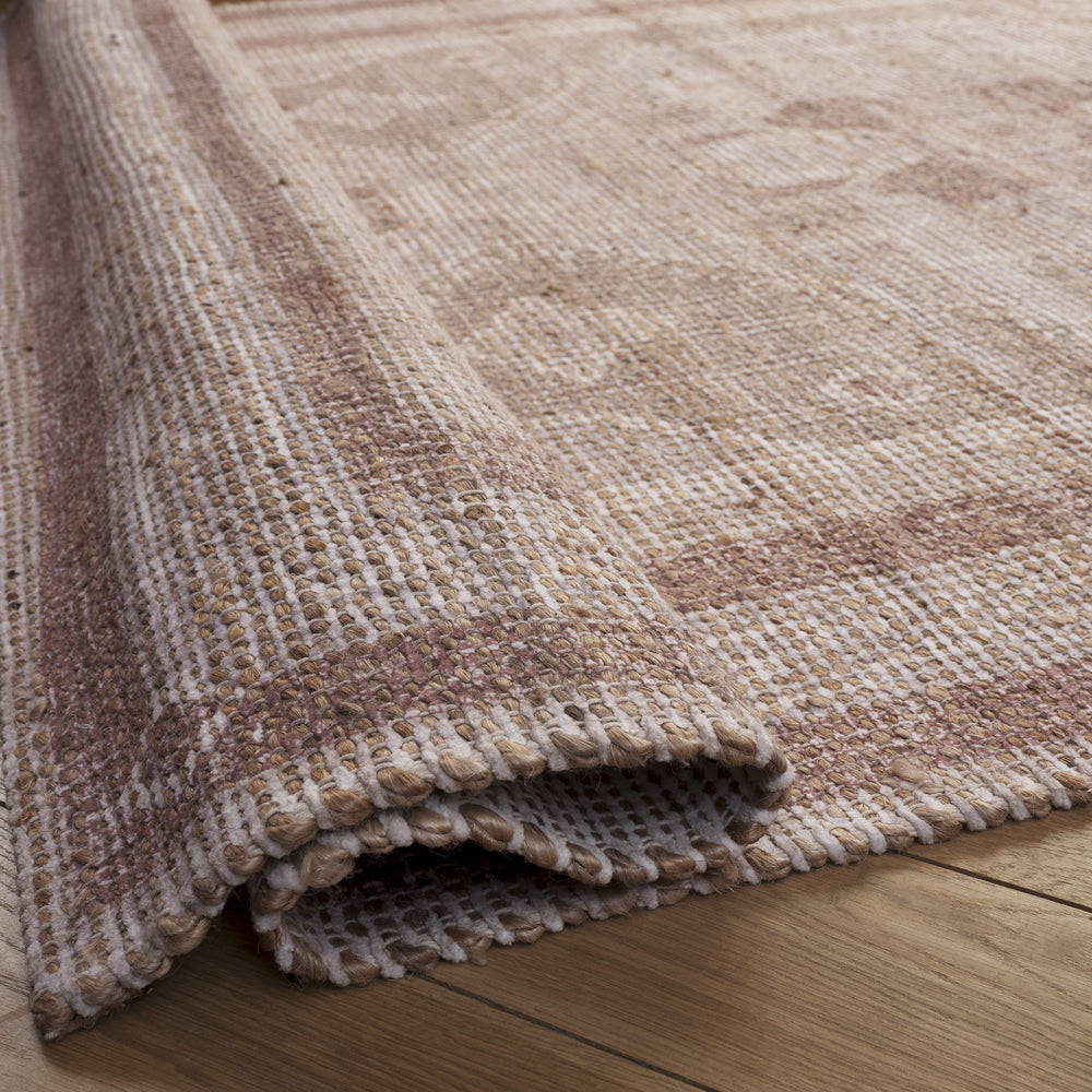 Safavieh Saffron Hand-Woven Natural Taupe Area Rug — Jute Blend Low-Pile Texture, Durable Artisan Style 4'-0" x 6'-0" SFN407E-4