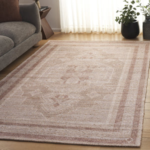Safavieh Saffron Hand-Woven Natural Taupe Area Rug — Timeless Jute Blend, Low-Profile Comfort & Texture 6'-0" x 9'-0" SFN407E-6