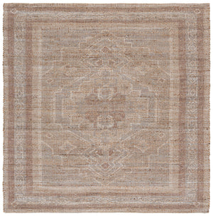 Safavieh Saffron Hand-Woven Natural Taupe Area Rug — Timeless Jute Blend, Low-Profile Comfort & Texture 6'-0" x 9'-0" SFN407E-6