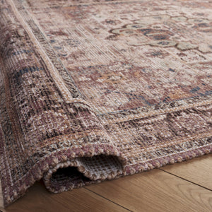 Safavieh Saffron Hand-Woven Ivory And Purple Traditional Area Rug — Jute Chenille Blend, Low-Profile Elegance 9'-0" x 12'-0" SFN410A-9
