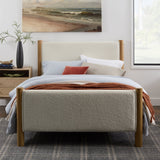 Rainier Bed, King Salt Flat - Rainier Bed Oatmeal SFRAINUBDKKOA Malouf