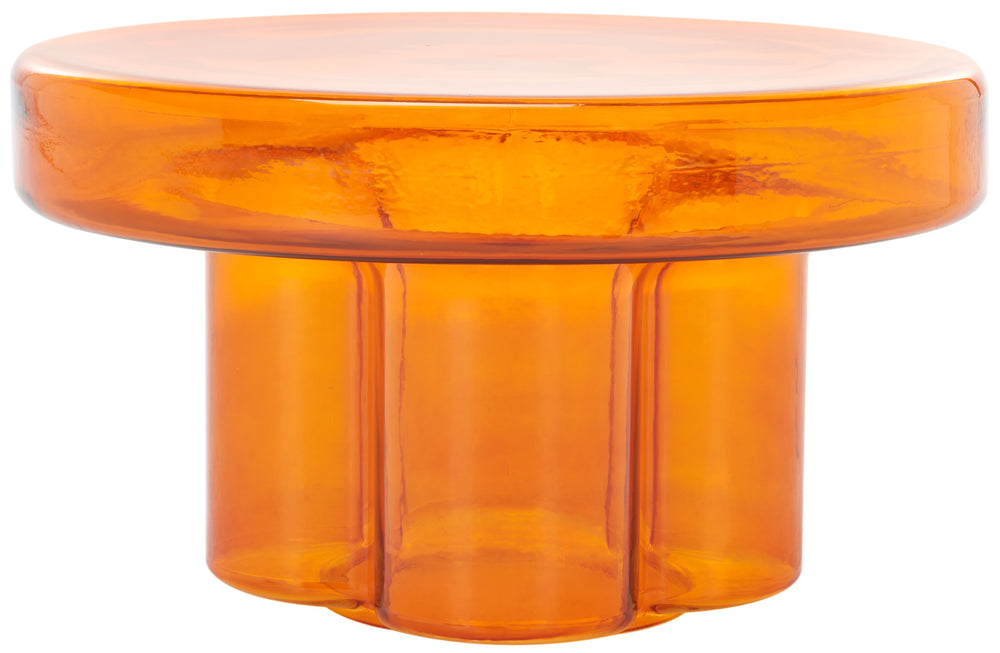 Safavieh Patterson Glass Coffee Table Orange SFV1200A