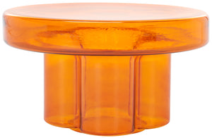 Safavieh Patterson Glass Coffee Table Orange SFV1200A