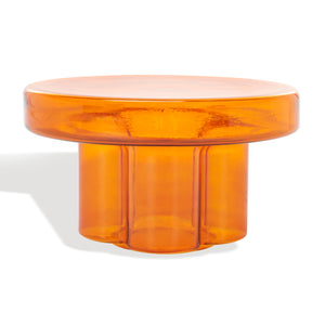 Safavieh Patterson Glass Coffee Table Orange SFV1200A