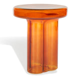 Safavieh Patterson Glass Accent Table Orange SFV1201A