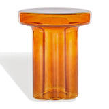 Safavieh Patterson Glass Accent Table Orange SFV1201A