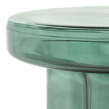 Safavieh Patterson Glass Accent Table Green SFV1201B