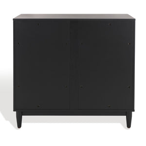 Safavieh Roseanne Banana Stem Nightstand Black / Natural Wood / Banana Stem SFV1309A