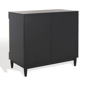 Safavieh Roseanne Banana Stem Nightstand Black / Natural Wood / Banana Stem SFV1309A