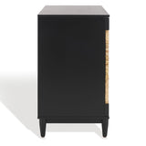 Safavieh Roseanne Banana Stem Nightstand Black / Natural Wood / Banana Stem SFV1309A