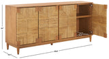 Safavieh Roseanne Banana Stem Sideboard Natural Wood / Banana Stem SFV1310B