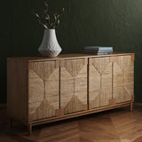 Safavieh Roseanne Banana Stem Sideboard Natural Wood / Banana Stem SFV1310B