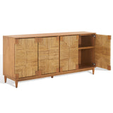 Safavieh Roseanne Banana Stem Sideboard Natural Wood / Banana Stem SFV1310B