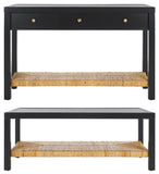 Safavieh Berlynne Banana Stem Shelf Coffee Table Black / Natural SFV1313A