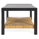 Safavieh Berlynne Banana Stem Shelf Coffee Table Black / Natural SFV1313A