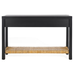 Safavieh Berlynne Banana Stem Shelf Console Table Black / Natural SFV1314A