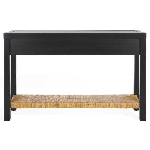 Safavieh Berlynne Banana Stem Shelf Console Table Black / Natural SFV1314A