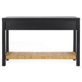 Safavieh Berlynne Banana Stem Shelf Console Table Black / Natural SFV1314A