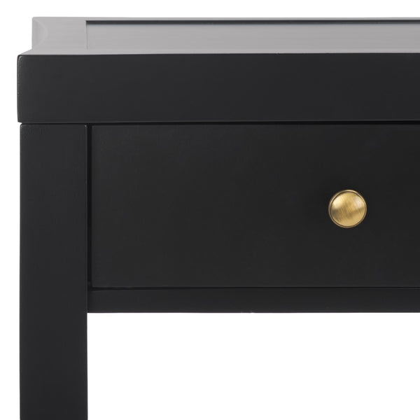 Safavieh Berlynne Banana Stem Shelf Console Table Black / Natural SFV1314A