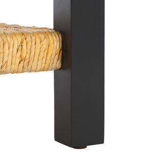 Safavieh Berlynne Banana Stem Shelf Console Table Black / Natural SFV1314A