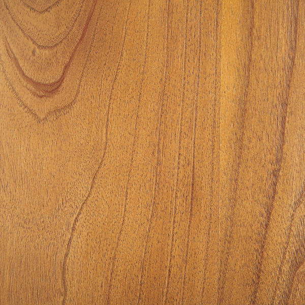 Safavieh Audriella Round Wood Accent Table - Elegant Mahogany Design With Mindy Veneer For Stylish Home Decor Natural 100% Wood Sfv1315b