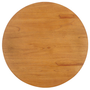 Safavieh Audriella Round Wood Coffee Table - Elegant Centerpiece For Modern Living Rooms With Stunning Finish Natural 100% Wood Sfv1316b