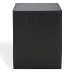 Safavieh TAWNEY C Wood Accent Table – Stylish Contemporary Design for Small Spaces and Elegant Interiors Black SFV1317A