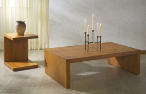 Safavieh TAWNEY C Wood Accent Table – Stylish Contemporary Design for Small Spaces and Elegant Interiors Natural SFV1317B