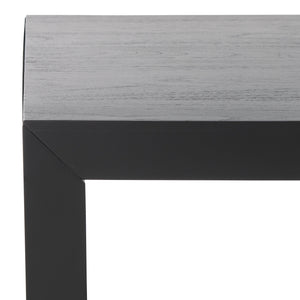 Safavieh Tawney Rectangle Wood Coffee Table - Elegant Mahogany Design For Timeless Living Room Style Black 100% Wood Sfv1318a