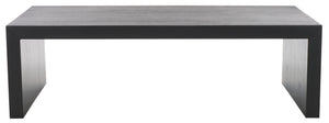 Safavieh Tawney Rectangle Wood Coffee Table - Elegant Mahogany Design For Timeless Living Room Style Black 100% Wood Sfv1318a