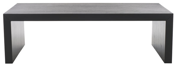 Safavieh Tawney Rectangle Wood Coffee Table - Elegant Mahogany Design For Timeless Living Room Style Black 100% Wood Sfv1318a