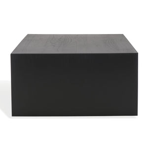 Safavieh Tawney Rectangle Wood Coffee Table - Elegant Mahogany Design For Timeless Living Room Style Black 100% Wood Sfv1318a