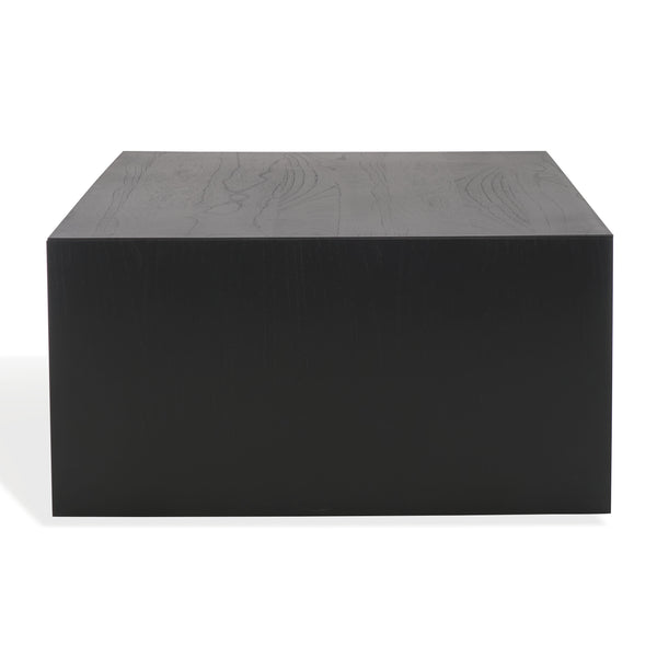 Safavieh Tawney Rectangle Wood Coffee Table - Elegant Mahogany Design For Timeless Living Room Style Black 100% Wood Sfv1318a