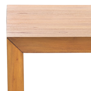 Safavieh Tawney Rectangle Wood Coffee Table - Elegant Mahogany Design For Timeless Living Room Style Natural 100% Wood Sfv1318b