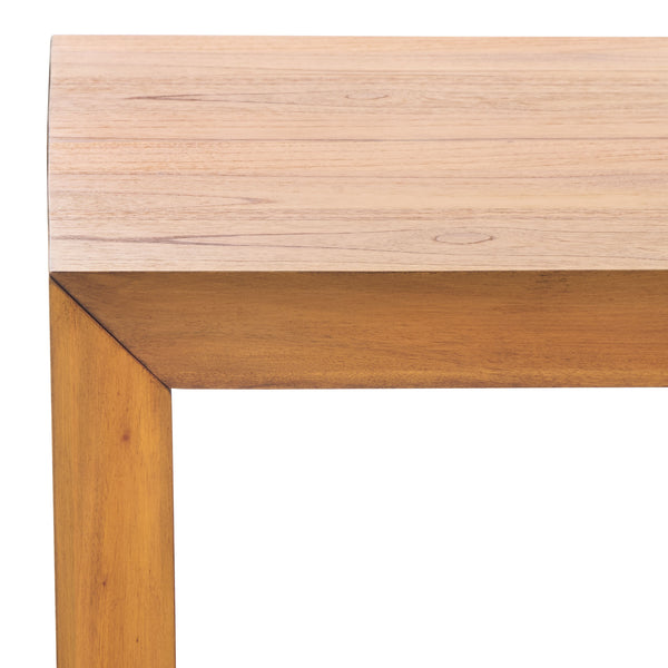 Safavieh Tawney Rectangle Wood Coffee Table - Elegant Mahogany Design For Timeless Living Room Style Natural 100% Wood Sfv1318b