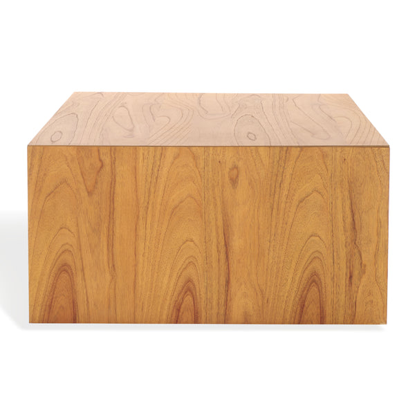 Safavieh Tawney Rectangle Wood Coffee Table - Elegant Mahogany Design For Timeless Living Room Style Natural 100% Wood Sfv1318b