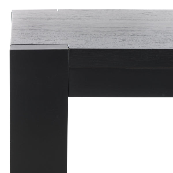 Safavieh Nikole Rectangle Wood Accent Table - Elegant Mahogany & Mindy Veneer Design For Modern Living Spaces Black 100% Wood Sfv1319a