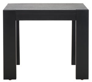Safavieh Nikole Rectangle Wood Accent Table - Elegant Mahogany & Mindy Veneer Design For Modern Living Spaces Black 100% Wood Sfv1319a