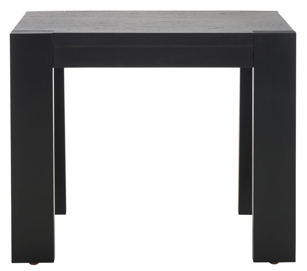 Safavieh Nikole Rectangle Wood Accent Table - Elegant Mahogany & Mindy Veneer Design For Modern Living Spaces Black 100% Wood Sfv1319a