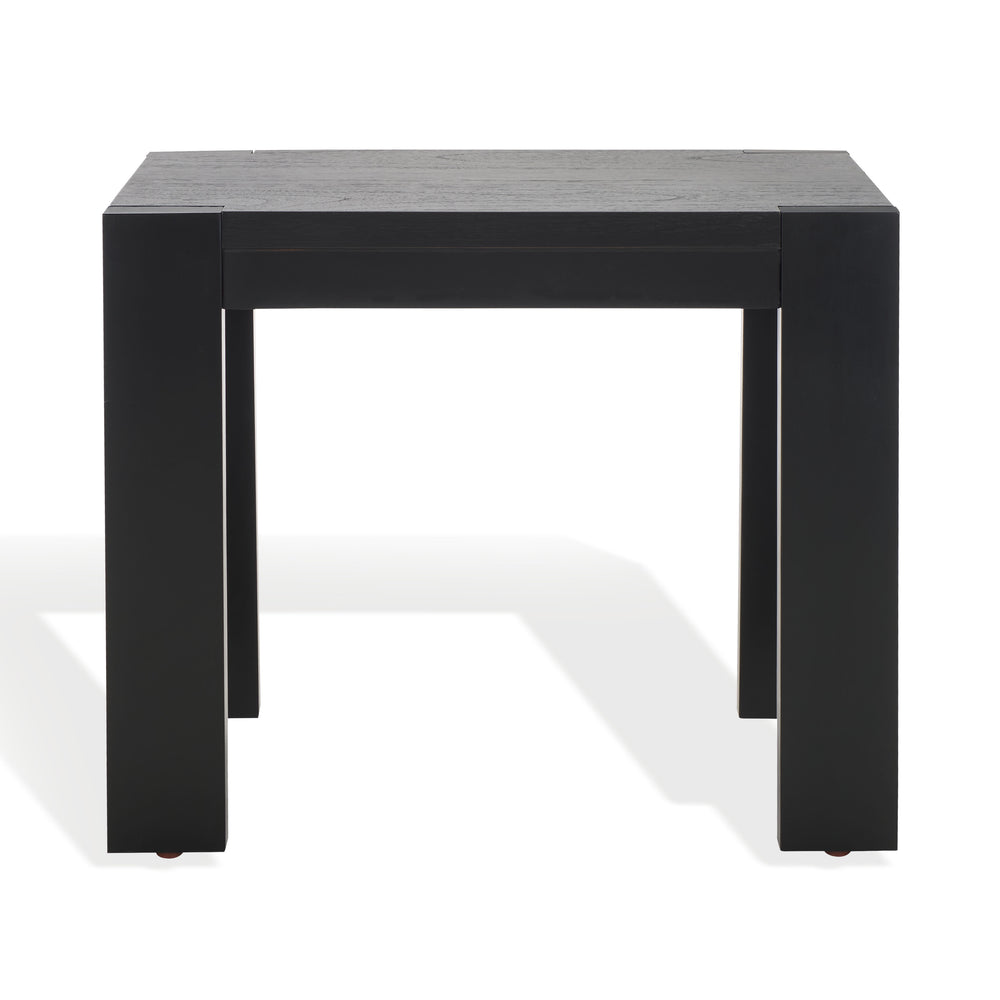 Safavieh Nikole Rectangle Wood Accent Table - Elegant Mahogany & Mindy Veneer Design For Modern Living Spaces Black 100% Wood Sfv1319a