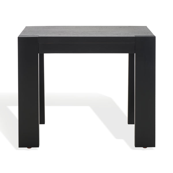 Safavieh Nikole Rectangle Wood Accent Table - Elegant Mahogany & Mindy Veneer Design For Modern Living Spaces Black 100% Wood Sfv1319a