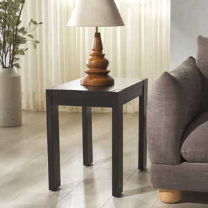 Safavieh Nikole Rectangle Wood Accent Table - Elegant Mahogany & Mindy Veneer Design For Modern Living Spaces Black 100% Wood Sfv1319a